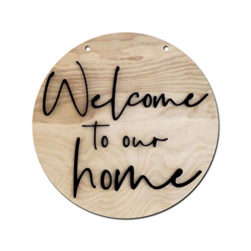 "Shraddha Saburi Welcome Sign for Wall and Door Decoration"