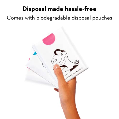 Soft Cotton Menstrual Pads Set – 30 XL/L + Liners