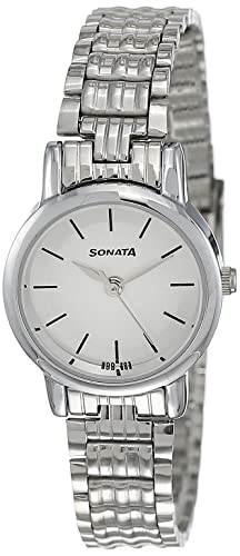 Sonata Casual Analog Women's Watch – White Dial