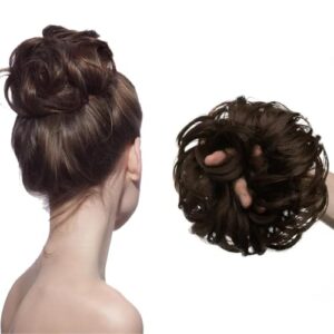 Stylish Brown Juda Hair Bun for Women by TEMPERIA (25g)