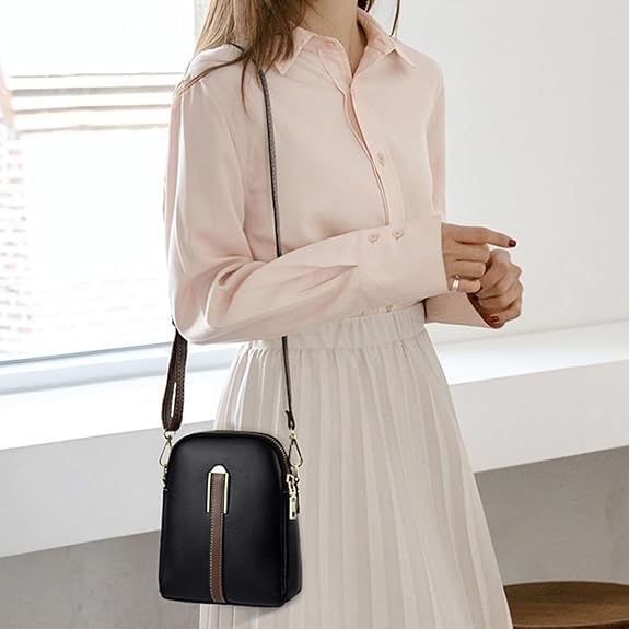 Stylish INOVERA PU Crossbody Sling Bag with Adjustable Strap for Women