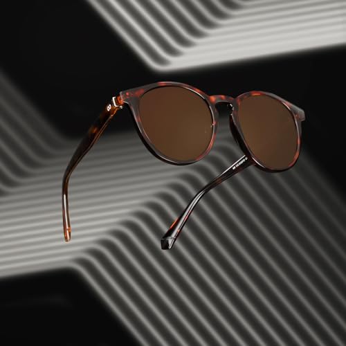 Stylish Vincent Chase Round Polarized Sunglasses - Model VC S13972