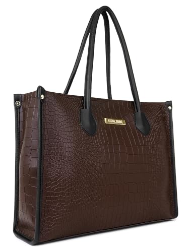 Stylish Women's Leather Tote Bag - LEGAL BRIBE Collection