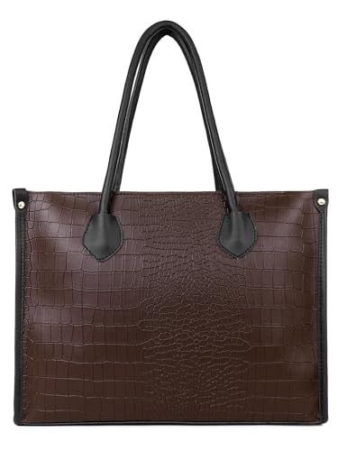 Stylish Women's Leather Tote Bag - LEGAL BRIBE Collection