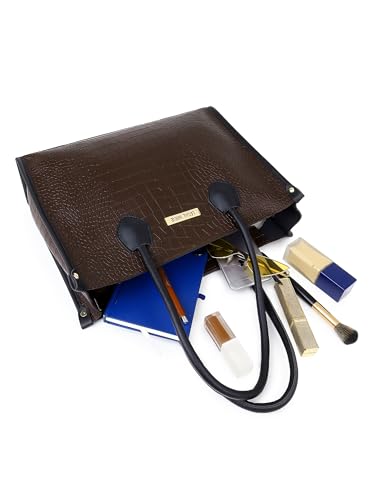 Stylish Women's Leather Tote Bag - LEGAL BRIBE Collection