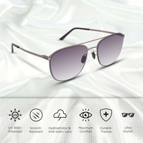 Stylish Yellow Chimes Round Sunglasses with UV Protection