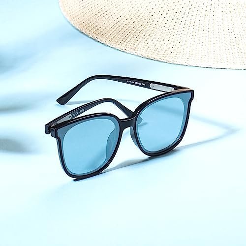 Stylish Yellow Chimes Round Sunglasses with UV Protection