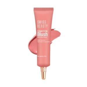 Swiss Beauty Cheeky Peach Cream Blusher | Long Lasting 10ml