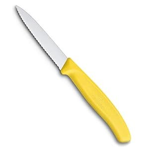 Victorinox-Swiss-Made-Stainless-Steel-Swiss-Classic-Paring-Knife-8-cm-Wavy-Edge-with-Pointed-Tip-Professional-and-Household-Use-Kitchen-Tools-Items-Yellow-67636L118-Multipurpose-Knife