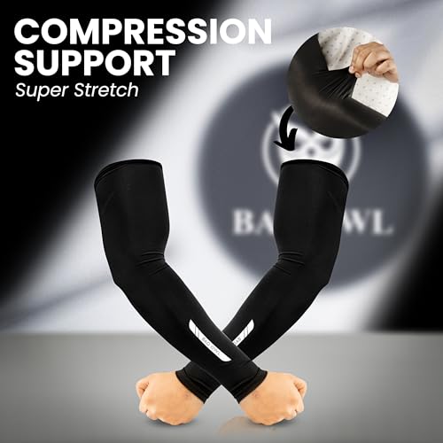 UV Protection Arm Sleeves for Men & Women - BadOwl Sports