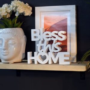 White Aesthetic Table Decor for Blessing Your Home