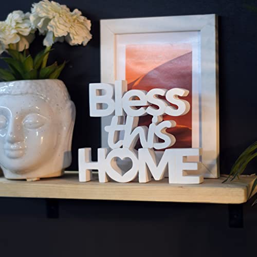 White Aesthetic Table Decor for Blessing Your Home