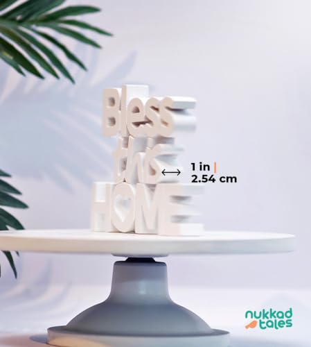 White Aesthetic Table Decor for Blessing Your Home