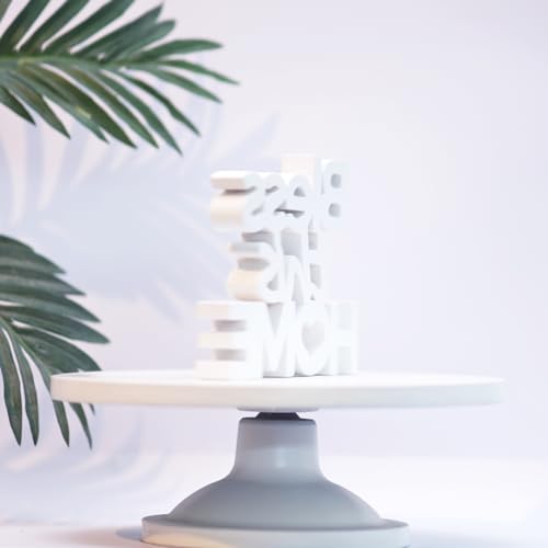 White Aesthetic Table Decor for Blessing Your Home
