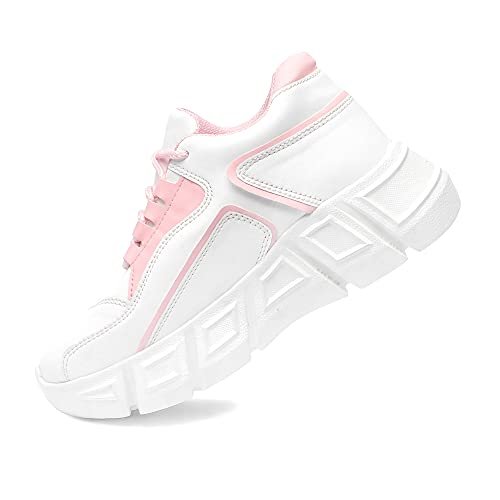 White Casual Sneakers for Women and Girls - Size EU 36