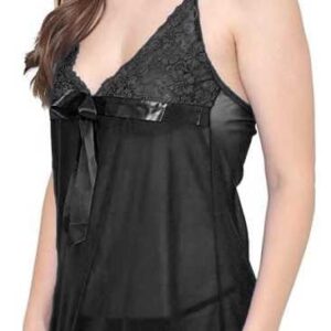 Women's Babydoll Nightwear Lingerie Set for Honeymoon