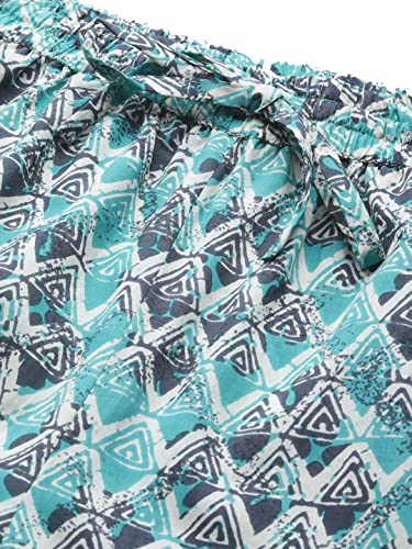 Women's Cotton Night Suit with Geometric Design from Yash Gallery