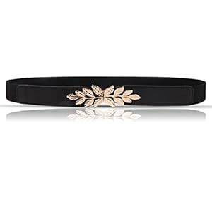 REDHORNS-Elastic-Fabric-Waist-Belt-for-Women-Dresses-Leaf-Design-Stretchy-Slim-Ladies-Belt-for-Saree-Girls-Jeans-Free-Size-LD22P