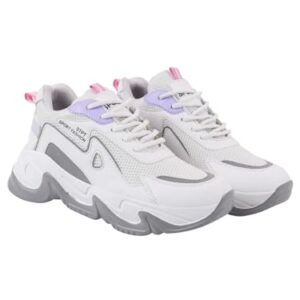 Women's Lace-Up Sneakers: Stylish & Comfortable by Shoetopia