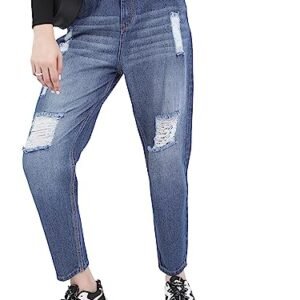 Women's Mid Rise Relaxed Fit Denim Jeans by KETCH