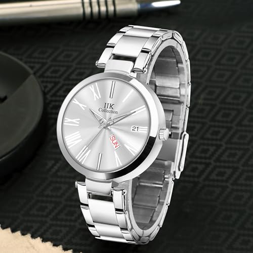 Women's Quartz Watch with Steel Strap by IIK Collection