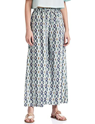 Women's Relaxed Fit Mid-Rise Palazzo Pants - Myx Clothing