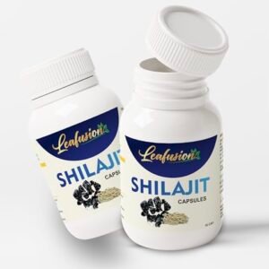 Women's Shilajit Capsules: LEAFUSION - 30 Vegetarian Capsules