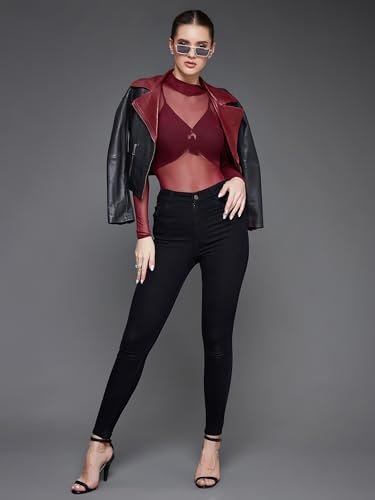 Women's Skinny Fit Denim Jeans by Miss Chase