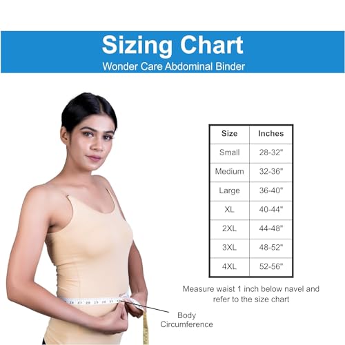 Wonder Care Abdominal & Back Support Belt for Men and Women - Size Large