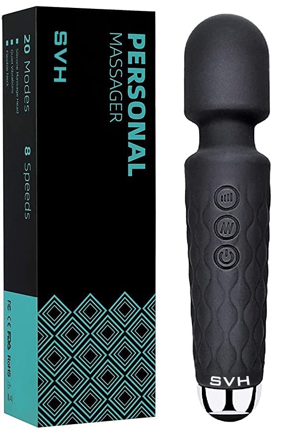 Wireless Rechargeable Body Massager – 20 Modes, 8 Speeds