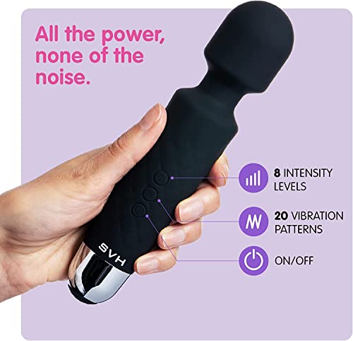 Wireless Rechargeable Body Massager – 20 Modes, 8 Speeds