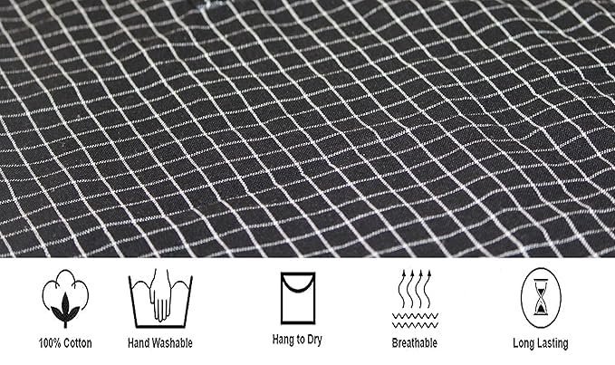 Diamond Steel Cotton Apron for Cooking - Unisex Chef Essential in Various Colors - Image 4