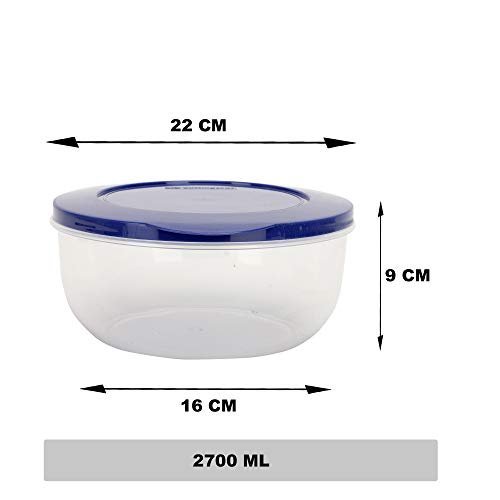 Eco-Friendly 6-Piece Food Storage Container Set in Dark Blue - Image 4