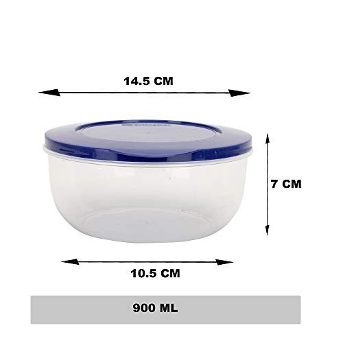 Eco-Friendly 6-Piece Food Storage Container Set in Dark Blue - Image 6