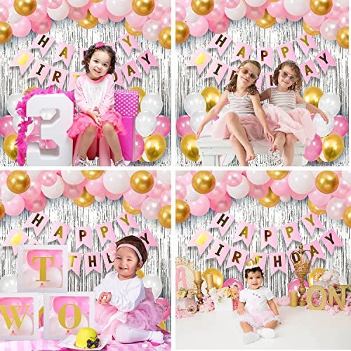 Pink Gold Birthday Decor for Girls and Women - Party Propz - Image 6