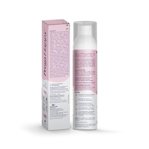Prega Happy Stretch Mark Skin Care for Pregnancy - Soothes Itching, Non-Greasy (100gm) - Image 6