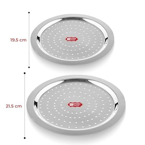 Set of 2 Stainless Steel Kitchen Expert Hole Lids | Multipurpose Cover - Image 2