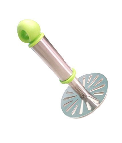 Sturdy Steel Potato and Vegetable Masher for Pav Bhaji - Ganesh Brand