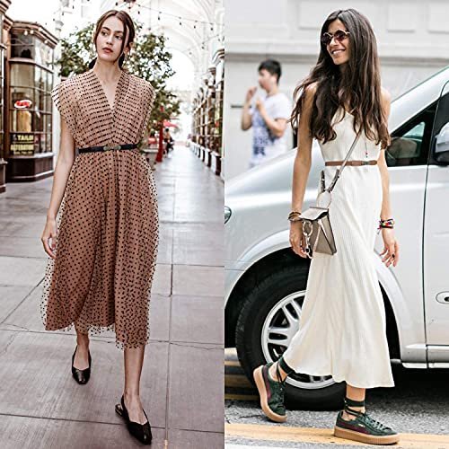 Trendy PALAY® Slim Stretch Waist Belts - Set of 2 for Women - Image 6