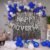 63-Piece Anniversary Decor Kit: Balloons & Curtains