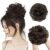 Brown Messy Bun Hair Extension Scrunchie – 1 Piece