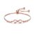 Elegant Infinity Cubic Zirconia Bracelet for Women by Nilu