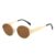 Retro Oval Sunglasses for Women and Men – UV400 Protection