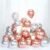 Rose Gold and Silver Chrome Balloons Set – 100pcs