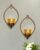 Set of 2 Homesake Wall Candle Sconces in Wrought Iron