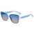 Stylish Oversized Cat Eye Sunglasses with UV Protection for Women