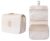 Waterproof Travel Toiletry Bag with Hook in Beige