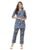 Women’s Cotton Printed Night Suit Set by Pistaa